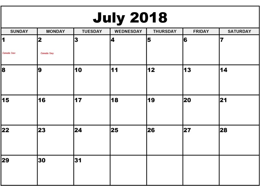 July-2018-Calendar-Template-Site-Provider