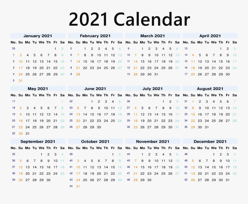 Get Free Printable 2021 Calendar Template - Printable Free ...